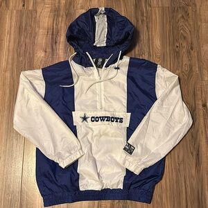 Dallas Cowboys Half Zip Windbreaker